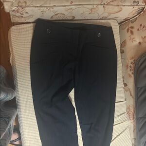 Slight boot cut pinstriped pants